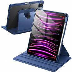 Shein Anti-Scratch IPad Case Compatible With Built-In Pencil Holder, 360 Degree Rotating Folio Stand Premium
