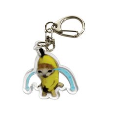 Aluminium Nyckelringar Shein 1pc Creative Meme Acrylic Keychain Pendant Funny Backpack Ornament Accessories School Bag Purse