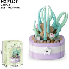 Artdot P1257 Sunflower Bouquet Building Block Kit DIY Eternal Orchid Flowers Block Toy Set Fit Lego