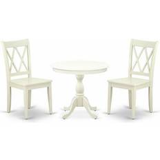 Linen Dining Sets East West Furniture 3 Dining Set