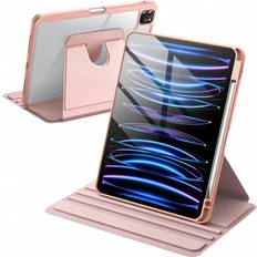 Shein Anti-Scratch IPad Case Compatible With Built-In Pencil Holder, 360 Degree Rotating Folio Stand Premium