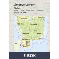 Geografi E-böcker Svenska kartor. Hörby Tollarp Övedskloster – Kristinehof Skåne (E-bok, 2018)