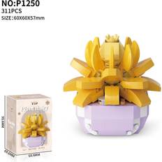 Artdot P1250 Sunflower Bouquet Building Block Kit DIY Eternal Orchid Flowers Block Toy Set Fit Lego