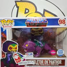 Funko 54800 Pop! Rides: Masters of the Universe Skeletor on Panthor Flocked Exclusive #98