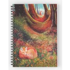 Famgem Spiral Notebook Sleeping Fox 2 A5 120