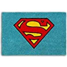 Blue Entrance Mats Excèlsa Excelsa Doormat Superman azure Blue