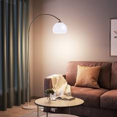 LivingAndHome Modern Arc Floor Lamp