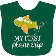 Purple Food Bibs Inktastic My First Plane Trip Airplane Travel Baby Bib