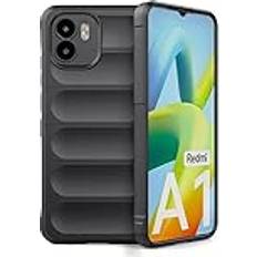 YKNIUFLY Mobiltelefonfodral för Xiaomi Poco X6 Pro-fodral, mjuk TPU, fallsäkert, stötsäkert, skyddsfodral för Xiaomi Poco X6 Pro. Svart