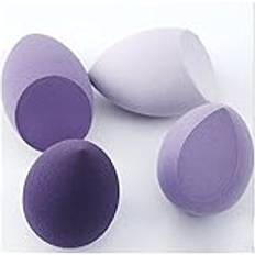 Dunlap Puderpuff 4 stycken/påse smink blender makeup puff makeup sponge foundation svamp skönhet verktyg Ansiktspuderpuff Size Purple