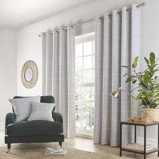 Homemaker 54" 168x137cm check curtains