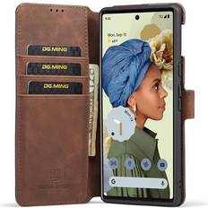 DG-Ming Wallet cover 3-kort Google Pixel 6 Pro Coffe