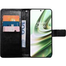 CaseOnline Wallet cover 3-kort OnePlus Nord CE 3 Sort