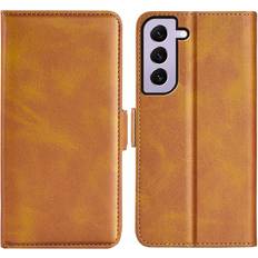 Skalo Samsung S23 Premium Wallet Flip Cover Lys brun