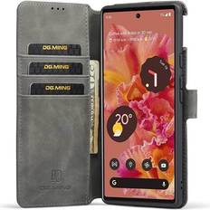 DG-Ming Wallet cover 3-kort Google Pixel 6 Grå