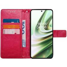 CaseOnline Wallet cover 3-kort OnePlus Nord CE 3 Lyserød