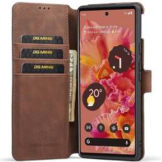 DG-Ming Wallet cover 3-kort Google Pixel 6 Coffe