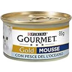 Gourmet Gold Nasses Katzenfutter Mousse Ozeanfischen