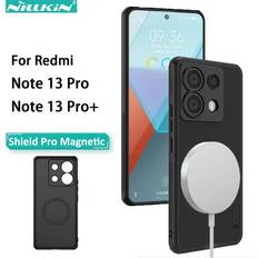 Mobiltillbehör Nillkin Super Frosted Pro Magnetic Back Cover för Xiaomi Redmi Note 13 Pro+ 5G Black