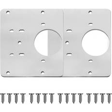 Brackets with Screws Hinge Repair Plate Cabinet Door Fixing Bracket