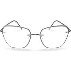 Silhouette Gråa Glasögon Silhouette Lite Spirit 5566LS 6540 Gråa Endast Båge Kvinna