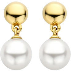 Ti Sento Milan Earrings - Gold/Pearls