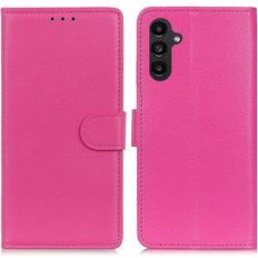 Samsung a14 cover Skalo Samsung A14 4G/5G Litchi Flip Cover Pink