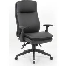 Chairs Boss Office Products CaressoftPlus Black Office Chair 47"