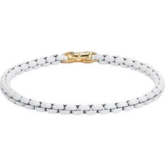 David Yurman Bracelets David Yurman Bel Aire Chain Bracelet - Gold/White