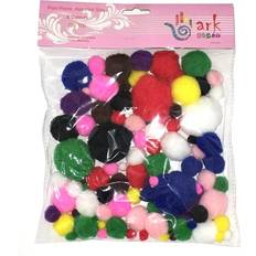 ARK Pom Poms Colors & Sizes 100pcs