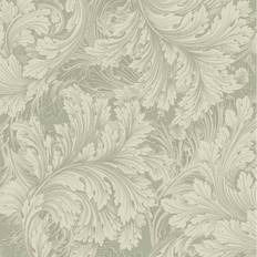 Grandeco Green Wallpapers Grandeco Rossetti Acanthus Leaves (A68903)