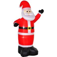 Christmas Party Decorations Homcom Inflatable Decorations Santa Claus 8ft