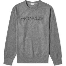 Moncler Flannel Logo Sweatshirt - Grey