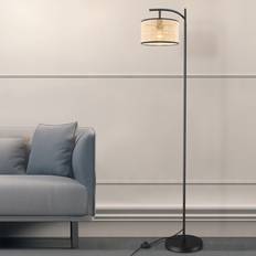 Bay Isle Home Alery 150cm Black Reading Floor Lamp