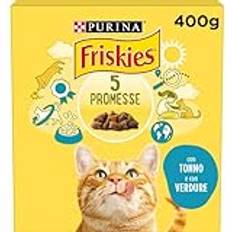 Friskies Katter Husdjur Friskies Croquettes Cat Adult Tonfisk grönsaker, 20 förpackningar 400