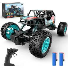 Deerc DE70 Remote Control Truck W/Metal Shell, 60 Mins, 2.4G Remote Control Car, 1:22 RC Cars Crawler for Boys, RC Monster Trucks, Toy Vehicle Car Gift for