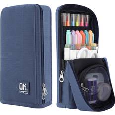 Multicoloured Desktop Organizers Tianci Standing Pencil Case Large Capacity Pen Pen Pouch