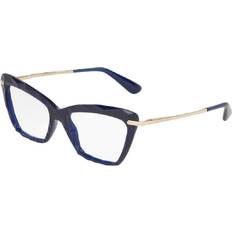 Glasses & Reading Glasses Dolce & Gabbana Dolce & Gabbana DG5025 3094 53M Opal Blue Cat Eye For Women BUNDLE with Designer iWear Complimentary Care Kit