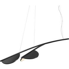 Flos Almendra Organic Y Short S2 Anthracite Pendant Lamp 132.6cm