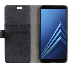 CaseOnline Wallet 2-kort til Samsung Galaxy A8 Plus 2018 SM-A730F sort