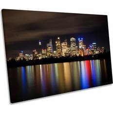 Ebern Designs Sydney City Skyline Australia CANVAS WALL Print Framed Art