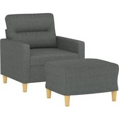 vidaXL Sofastol Med Fodskammel 60 cm