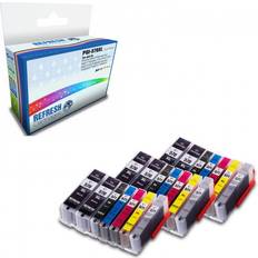 Refresh Cartridges Super Saver Valuepack of PGI-570XL and CLI-571BK/C/M/Y/GYXL 21x Ink Canon Printers