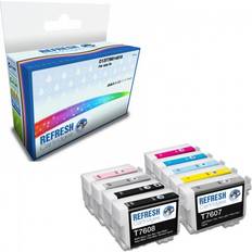 Refresh Cartridges Remanufactured Everyday Valuepack of T7601-T7609 9x Printers