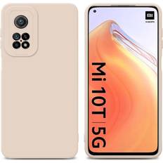 Cadorabo FLUID CREAM Case for Xiaomi Mi 10T Mi 10T PRO Protective Cover made of flexible TPU Etui silicone Pink