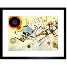 ARTERY8 Wassili Kandinsky Composition 8 VIII 1923 Bright Colourful 12X16 Framed Art