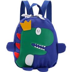 Cute Kids Kindergarten School Bag 3D Cartoon Dinosaur Mini Backpack New Baby Boy Girl School Bag Blue