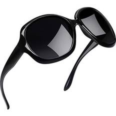 Joopin Oversized Sunglasses Large Frame - Black