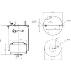 Iskunvaimentimet FEBI BILSTEIN Metallipalje Ilmajousitus Taka-akseli 101358