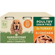 Harringtons Grain Free Hypoallergenic Wet Dog Food Cans 6x400g